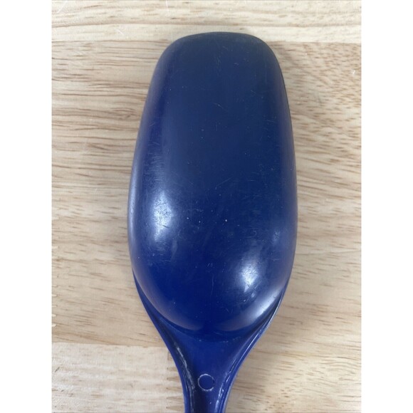 Vintage Foley Serving Spoon Nylon Plastic Cobalt Blue Kitchen Cooking Utensil - Picture 3 of 7
